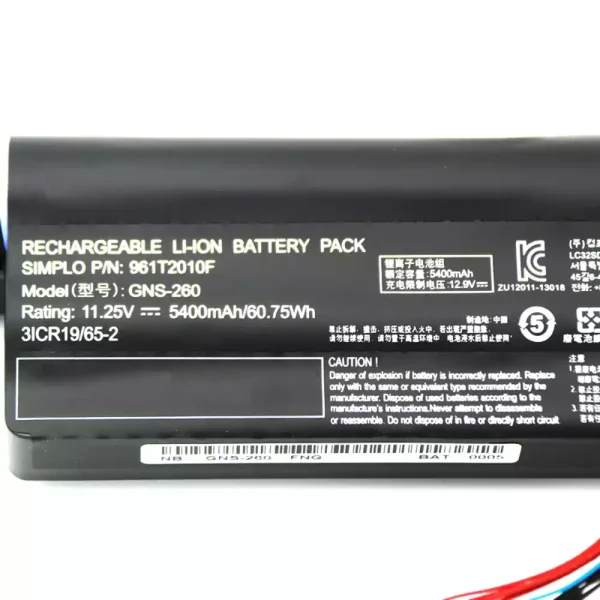 Bateria para notebook 961T2010F GNS-260 - Image 3