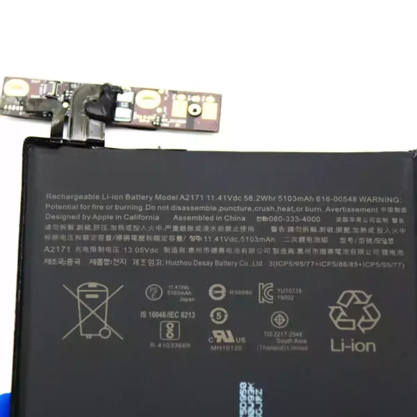 Bateria para notebook A2171 Macbook Pro 13 2019 A2159 - Image 3