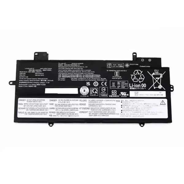 Bateria para notebook LENOVO Thinkpad X1 Carbon 9th 10th Gen 2021 2022,Thinkpad X1 Yoga 6th 7th Gen 2021 2022