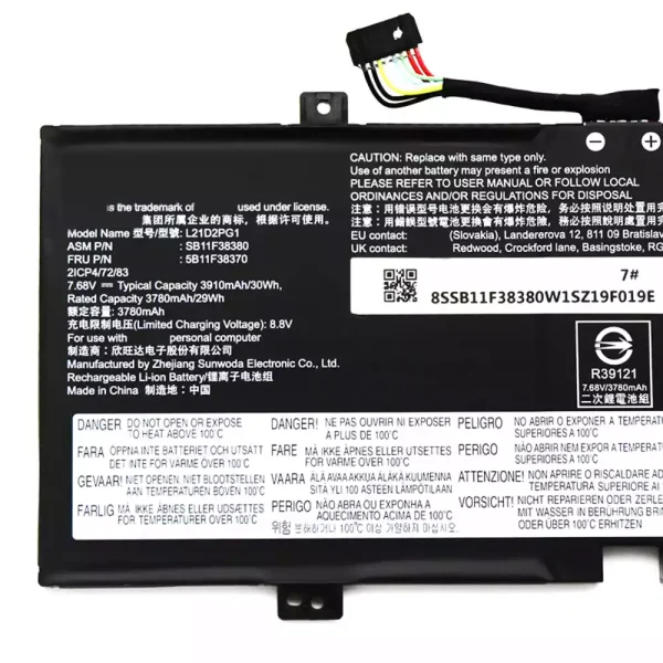 Bateria para notebook LENOVO L21D2PG1 L21C2PG1 L21M2PG1 - Image 3