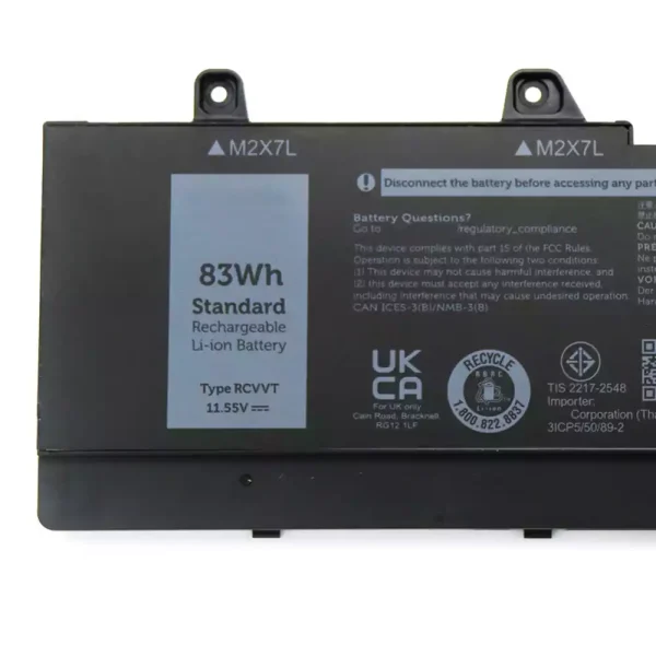 Bateria para notebook DELL RCVVT - Image 3