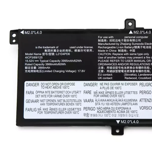 Bateria para notebook LENOVO Thinkbook 14 G4+ IAP - Image 3