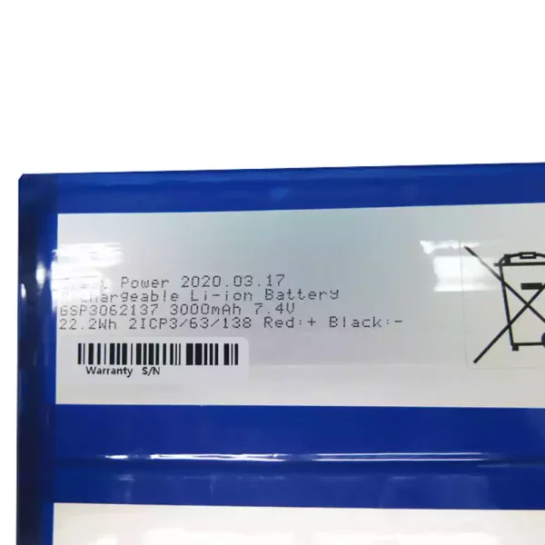 Bateria para notebook CHUWI GSP3062137 - Image 2
