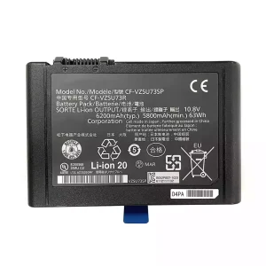 Bateria para notebook PANASONIC CF-VZSU73R CF-VZSU73SP CF-VZSU73U Toughbook CF-D1