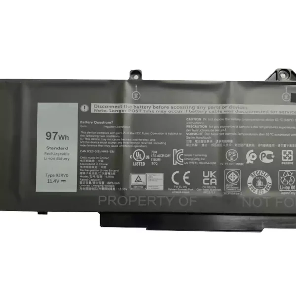 Bateria para notebook DELL Precision 15 3561 - Image 3