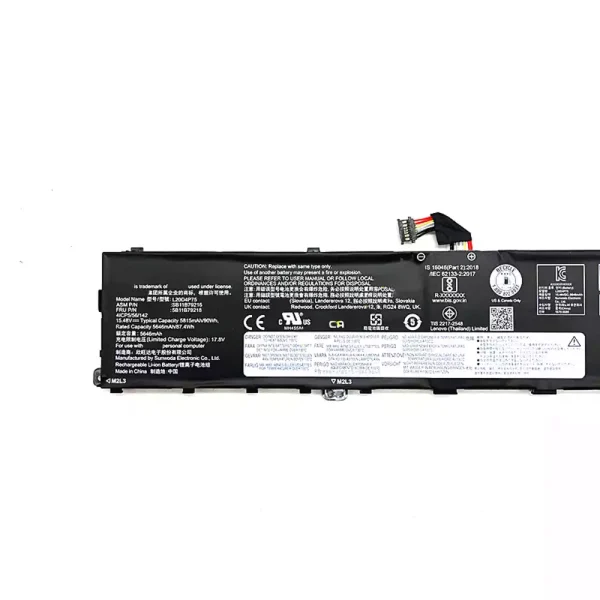 Bateria para notebook LENOVO ThinkPad P1 G4 SB11B79215 SB11B79216 5B11B79217 5B11B79218 - Image 3
