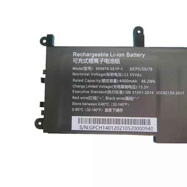 Bateria para notebook 505979-3S1P-1,CHUWI CoreBook X pro - Image 3