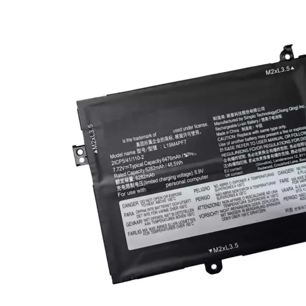 Bateria para notebook LENOVO Yoga 7 Carbon 13ITL5 YOGA 13S 2021 - Image 3