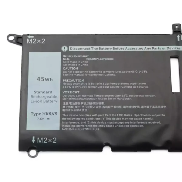 Bateria para notebook DELL Inspiron 13 5000 5390 5391 7390 7391 7490 XPS 9370 9380 Latitude 3301 Latitude 3311 - Image 3