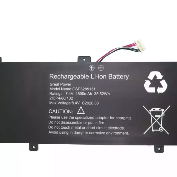 Bateria para notebook GSP3285131 U3285131P-2S1P U3285131PV-2S - Image 2