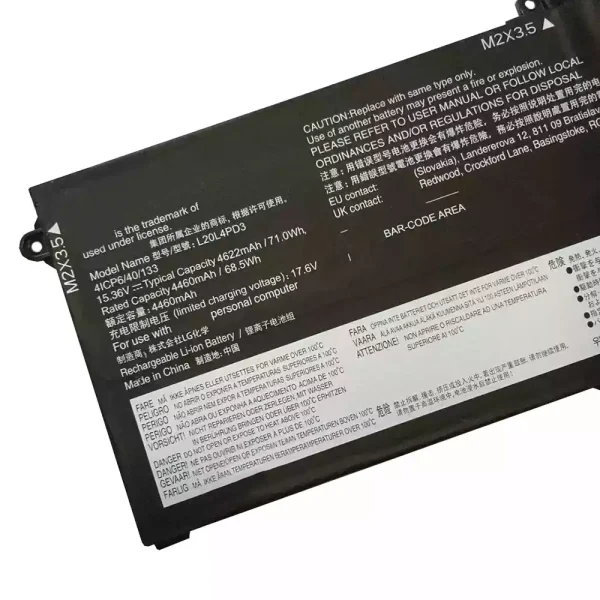 Bateria para notebook LENOVO Legion Slim 7 15 Slim 7 Gen 6,ThinkBook 16p Gen 2 R9000X 2021R - Image 2