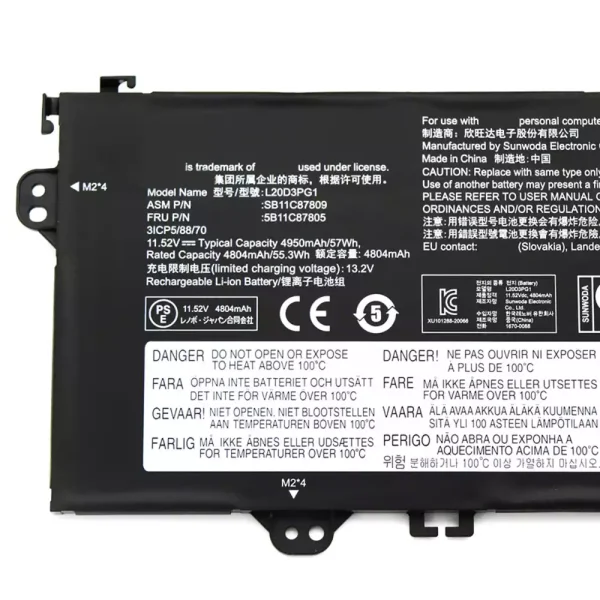 Bateria para notebook LENOVO L20D3PG1 L20M3PG1 L20L3PG1 - Image 3