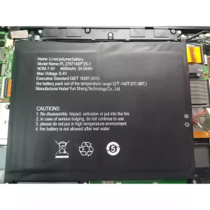 Bateria para notebook PL2797140P*2S-1 odys winbook 13