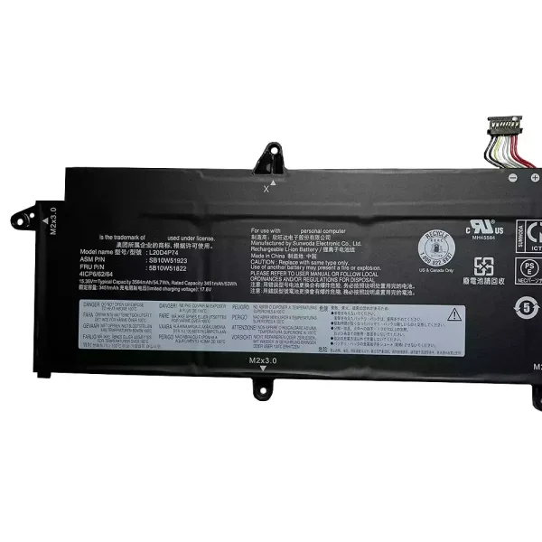 Bateria para notebook LENOVO ThinkPad X13 G2,5B10W51822,5B10W51820,SB10W51923,SB10W51921 - Image 3