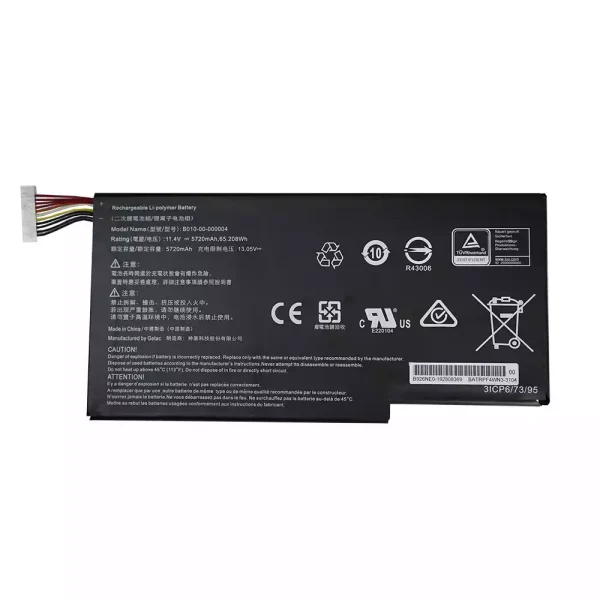 Bateria para notebook B010-00-000004,Getac Evga SC15
