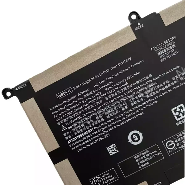 Bateria para notebook HP WS04XL - Image 3
