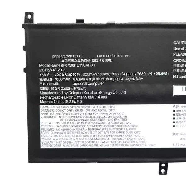 Bateria para notebook LENOVO L19C4PD1 L19M4PD1 L19L4PD1,Yoga C640-13IML - Image 3