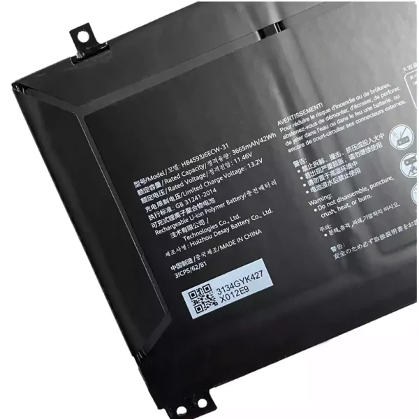 Bateria para notebook HUAWEI MateBook13,WRTB-WFH9L,WRTB-WFH9F,WRTB-WFE9L WRT-W19 WRT-W09 HN-W19L - Image 3