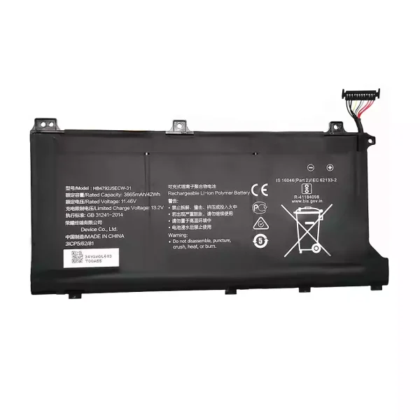Bateria para notebook HUAWEI HB4792J5ECW-31 HB4792J5ECW-31C