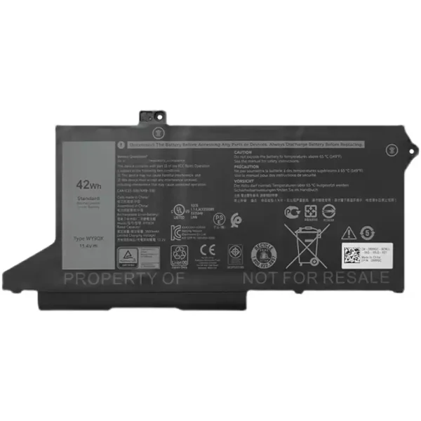 Bateria para notebook DELL WY9DX