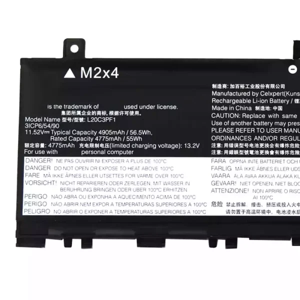 Bateria para notebook LENOVO L20D3PF0 L20C3PF1 L20M3PF1 - Image 3