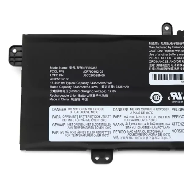 Bateria para notebook Fujitsu FPB0356 GC020028N00 CP790492-02 - Image 3