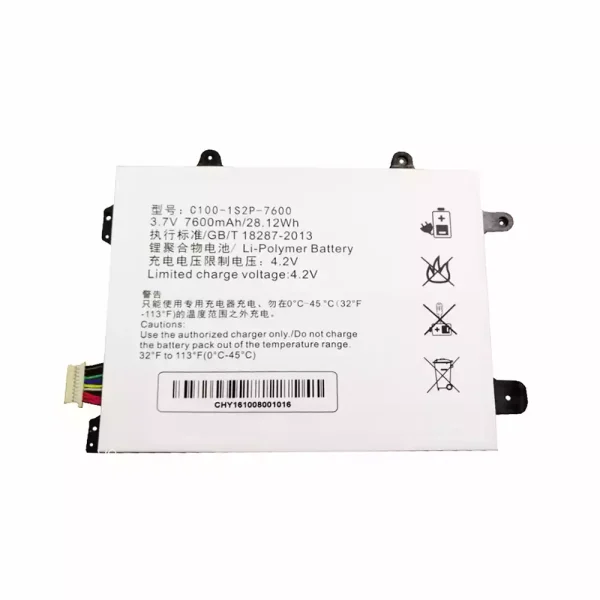 Bateria para Tablet C100-1S2P-7600,HASEE PCPAD X5