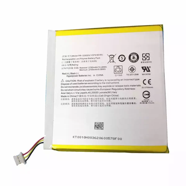 Bateria para Tablet ASUS PR-329083,Iconia One 7 B1-770
