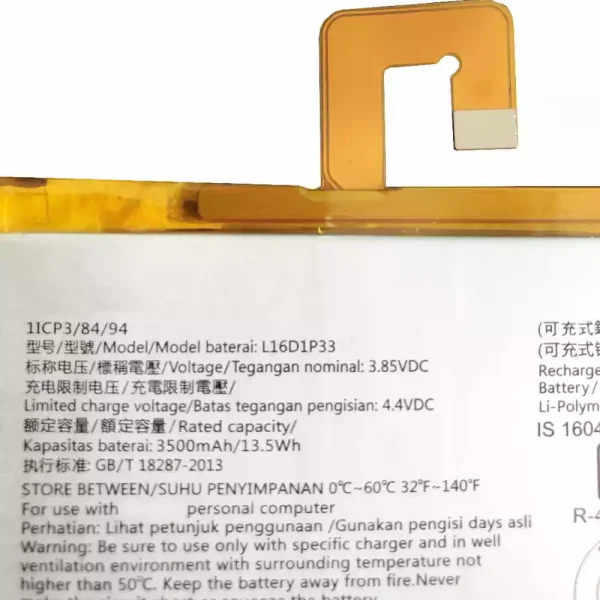 Bateria para Tablet LENOVO L16D1P33 - Image 3