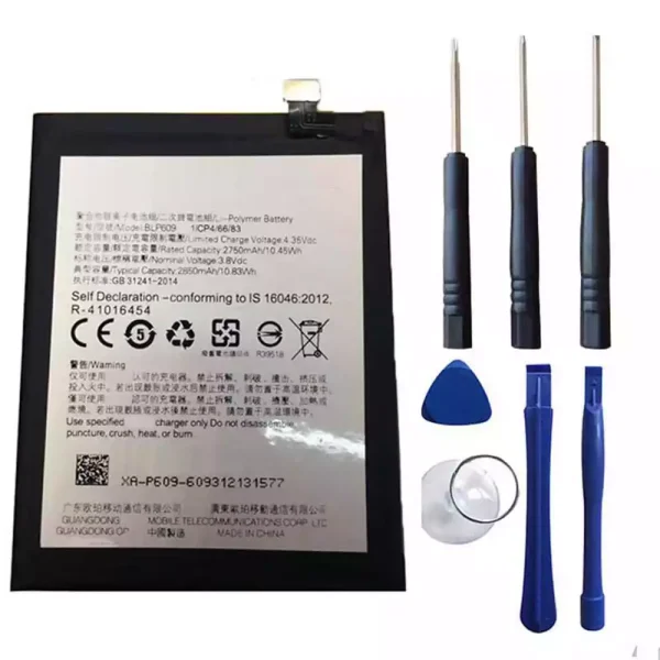 Bateria BLP609 para OPPO R9