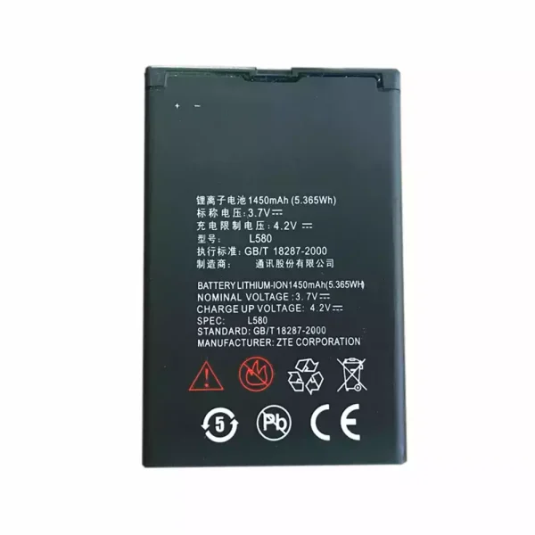Bateria L580 para ZTE L880,CV18,U288G,L788,A188