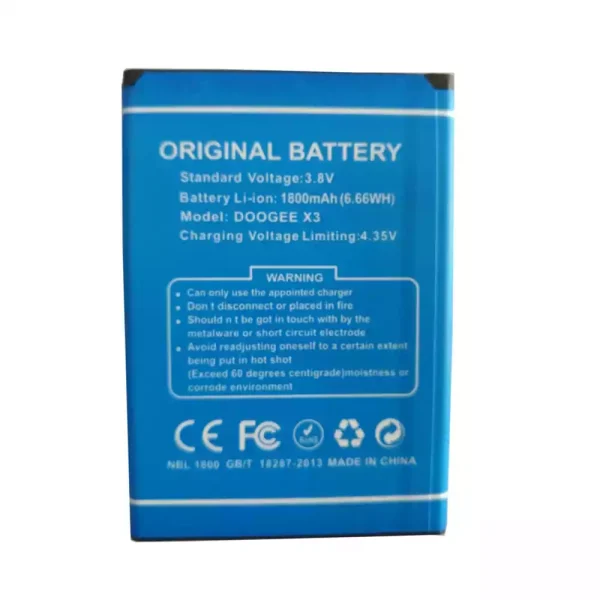Bateria para DOOGEE X3