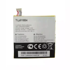 Bateria TLP018B4 para Alcatel onetouch OT6030,7024