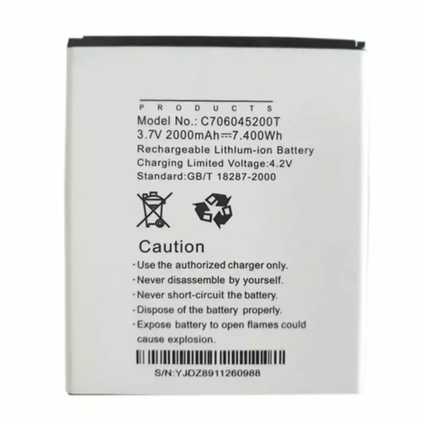 Bateria para BLU C706045200T
