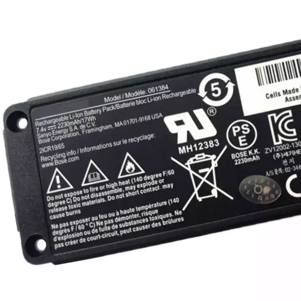 Bateria para 063287 061384 061385 061386,BOSE SOUNDLINK  Mini  1 - Image 3