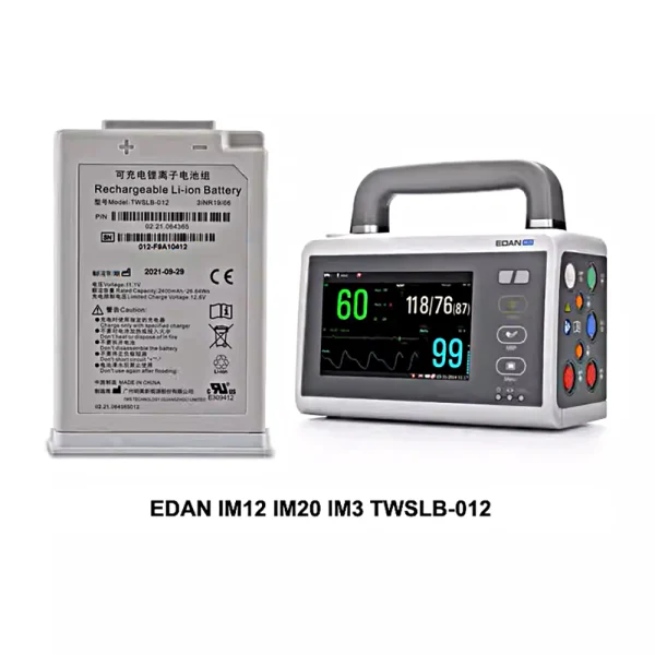 Bateria para EDAN TWSLB-012,IM12 IM20 IM3