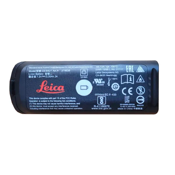 Bateria para Leica BLK2GO GEB821 879638