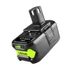 18V 6.0Ah Bateria nova para Ryobi P500,P501,P506,P510,P514,P520,P521,P522,P530,P540,P570 - Imagem 3