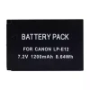 Bateria nova para Canon LP-E12