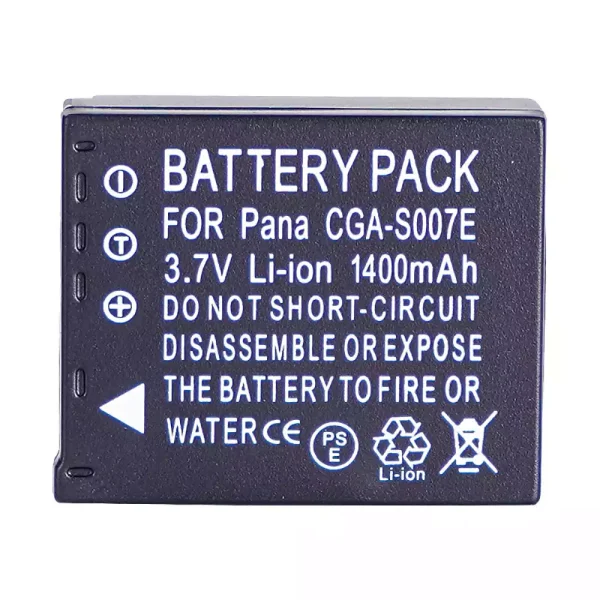 Bateria nova para PANASONIC CGA-S007 CGA-S007E DMW-BCD10