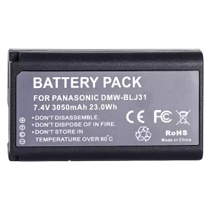 Bateria nova para PANASONIC Lumix DC-S1 Lumix DC-S1H Lumix DC-S1R