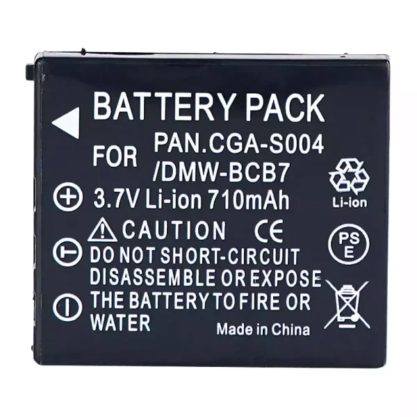 Bateria nova para PANASONIC CGA-S004 DMW-BCB7