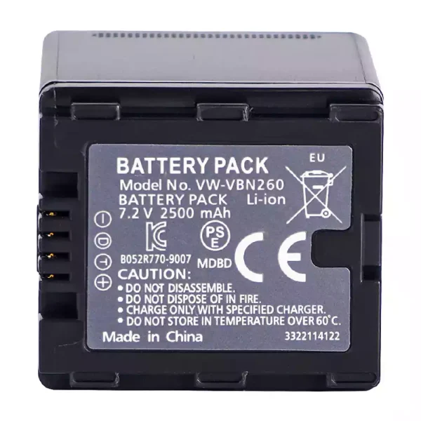 Bateria nova para PANASONIC VW-VBN260