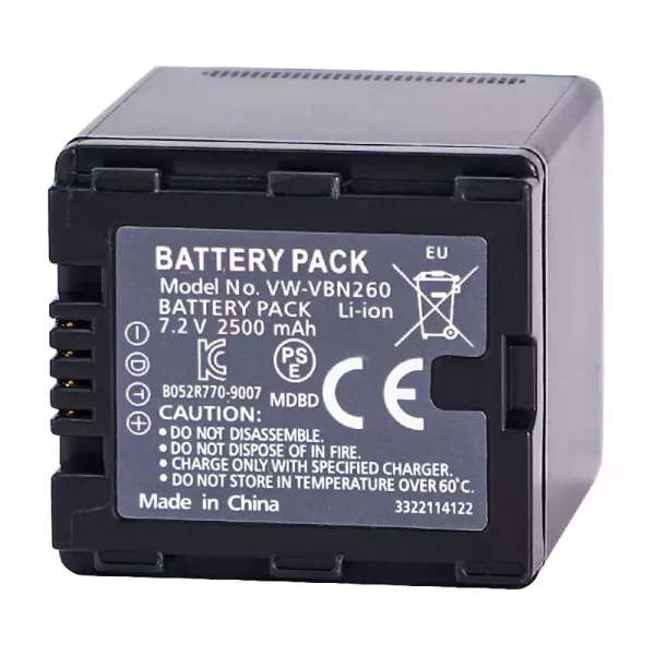 Bateria nova para PANASONIC VW-VBN260 - Image 2