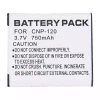 Bateria nova para CASIO NP-120 CNP-120 - Imagem 2