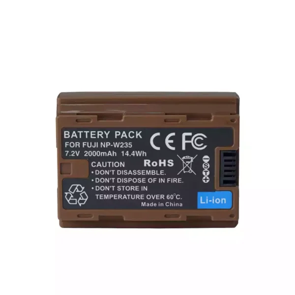 USB-C Type C Input Bateria nova para FUJIFILM NP-W235