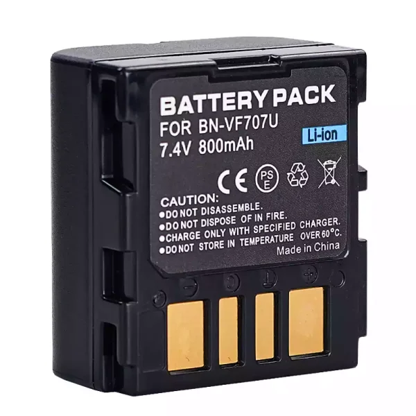 Bateria nova para JVC GR-D320 GR-D325 GR-D328 GR-D329 GR-D338 GR-D340 GR-D345 GR-D350 GR-D351 GR-D360 GR-D370 GR-D371 GR-D375 GR-D390 GR-D393 GR-D395 GR-D396 - Image 3