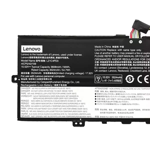 Bateria para notebook LENOVO L21B4PD0 L21C4PD0 L21M4PD0 - Image 3