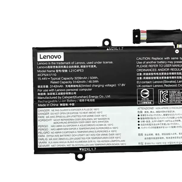 Bateria para notebook LENOVO L21C4PE3 L21M4PE4 - Image 3
