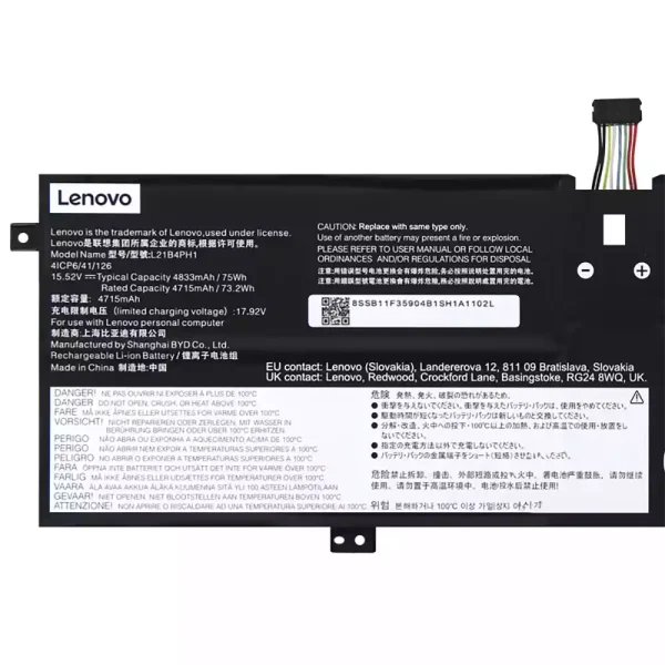 Bateria para notebook LENOVO L21B4PH1 L21C4PH1 L21M4PH1 L21L4PH1 L21D4PH1 - Image 3
